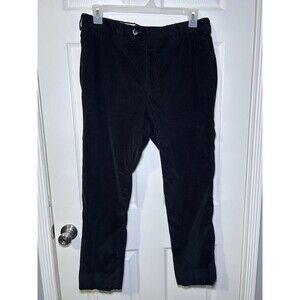 Solemare for Maus & Hoffman Men's 38 Black Corduroy Pants Laura Model Italy